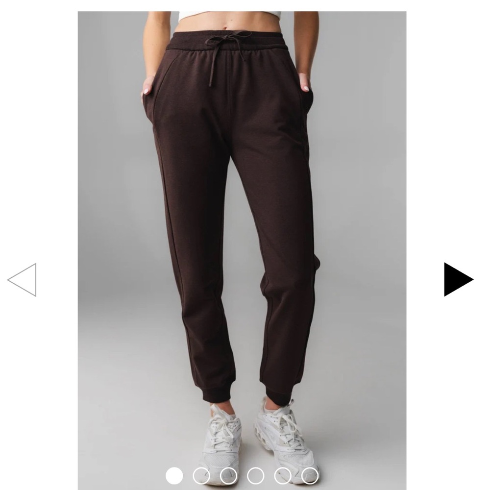 Women's Brown Jogger Pants and Sweatshirt Set sweatshirt XS / medium pants